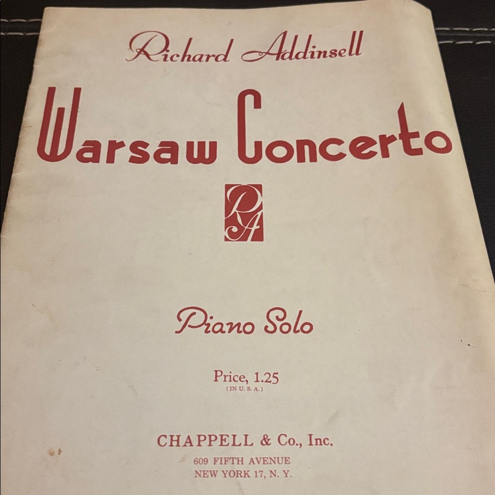 Warsaw Concerto Piano Solo Sheet Music